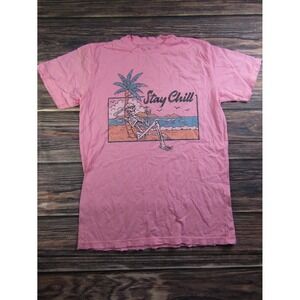 American Highway Adult Medium Pink Daytona Racing Nascar Graphic Tee T Shirt